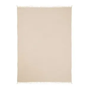 Andhome 80391NAT Natural Throw Blanket