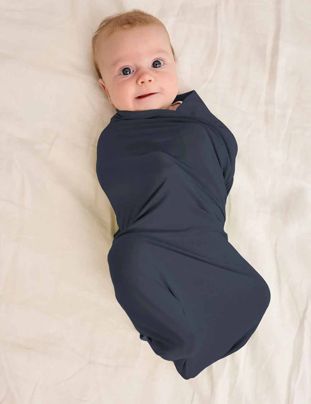 Baby Jersey Wrap - Storm