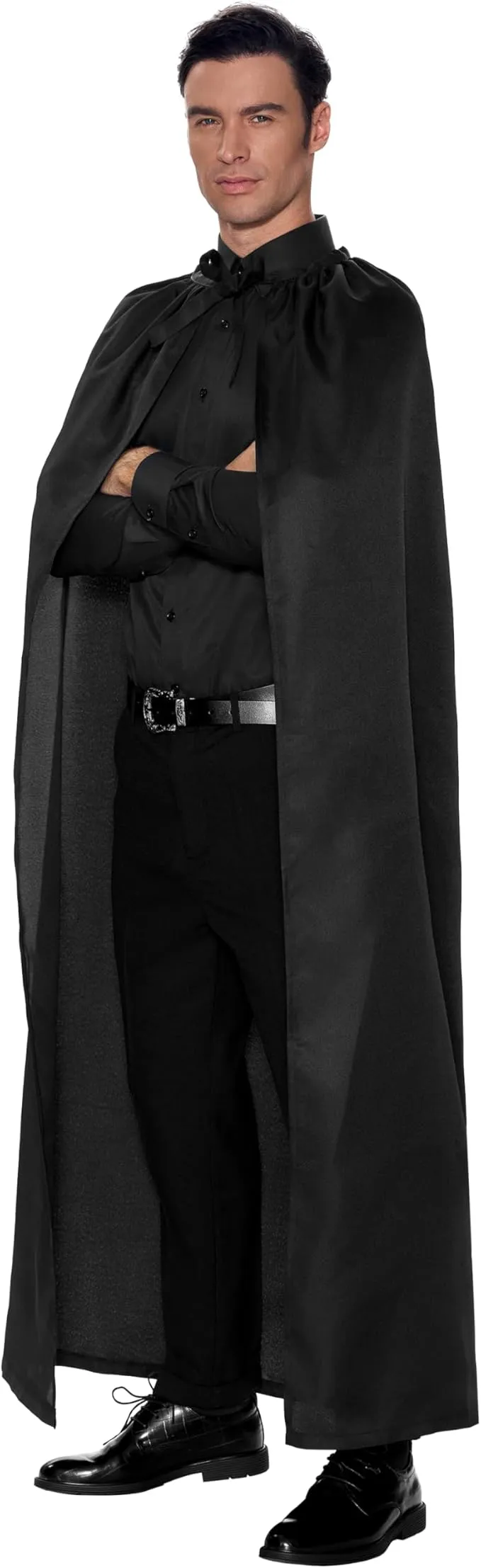 Black Cape Adult, Halloween Costume Men Cosplay