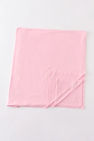 Blush baby bamboo swaddle blanket