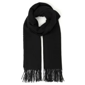 Britts Knits Black Fringe Ladies Scarf