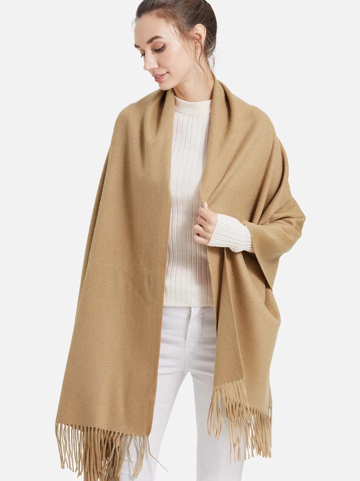 Camel Cashmere Wrap