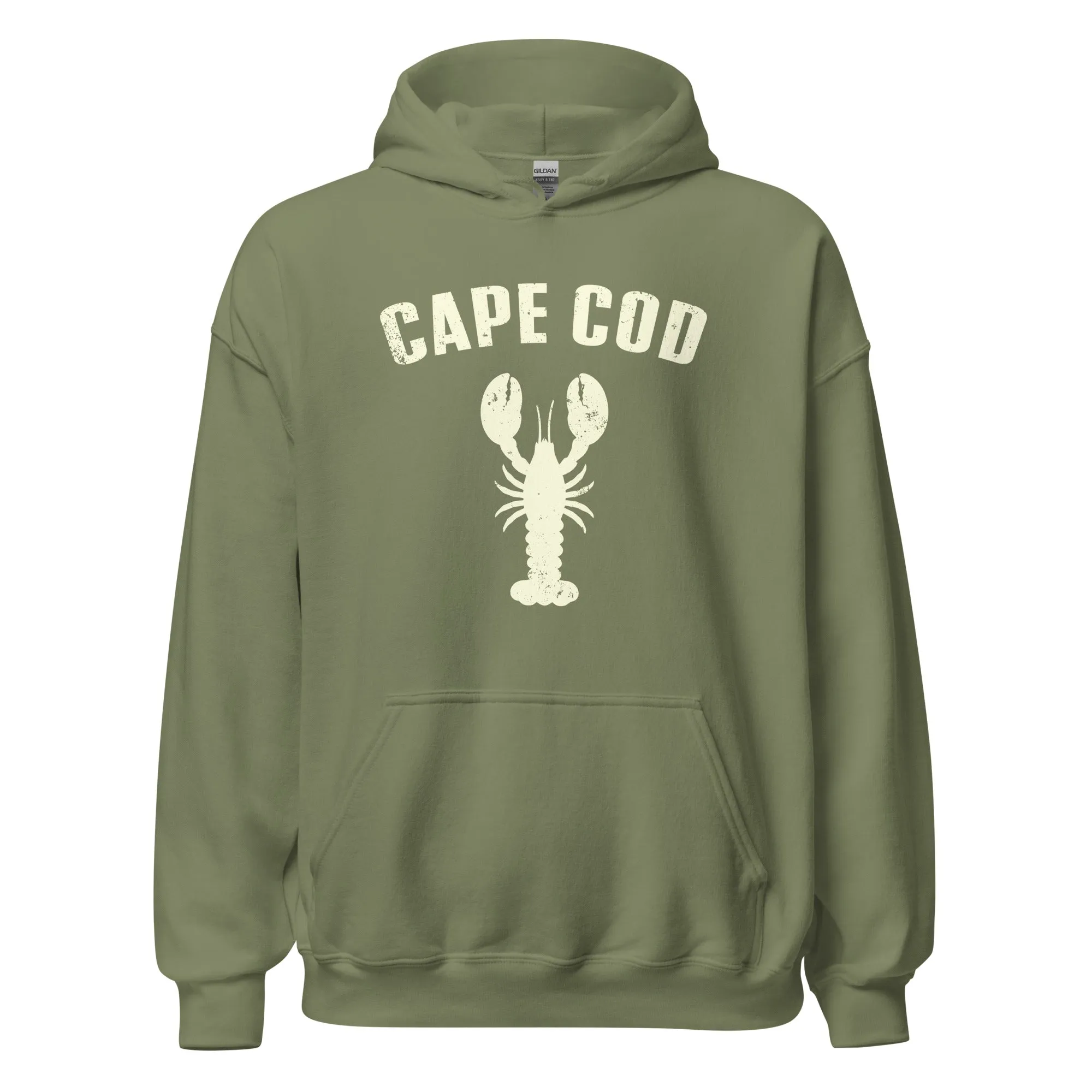 Cape Cod, MA Lobster Hoodie - Classic Summer Beach Vibe Sweatshirt