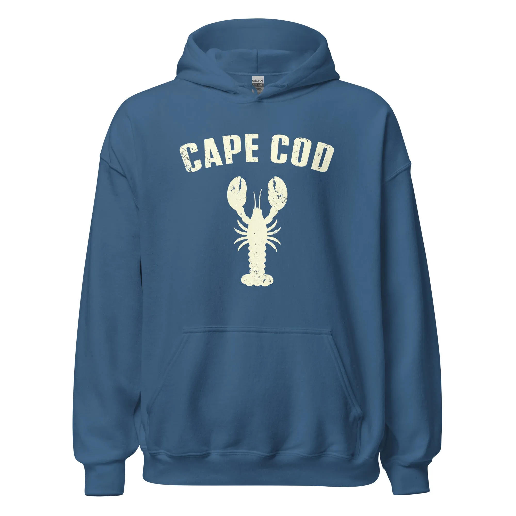 Cape Cod, MA Lobster Hoodie - Classic Summer Beach Vibe Sweatshirt