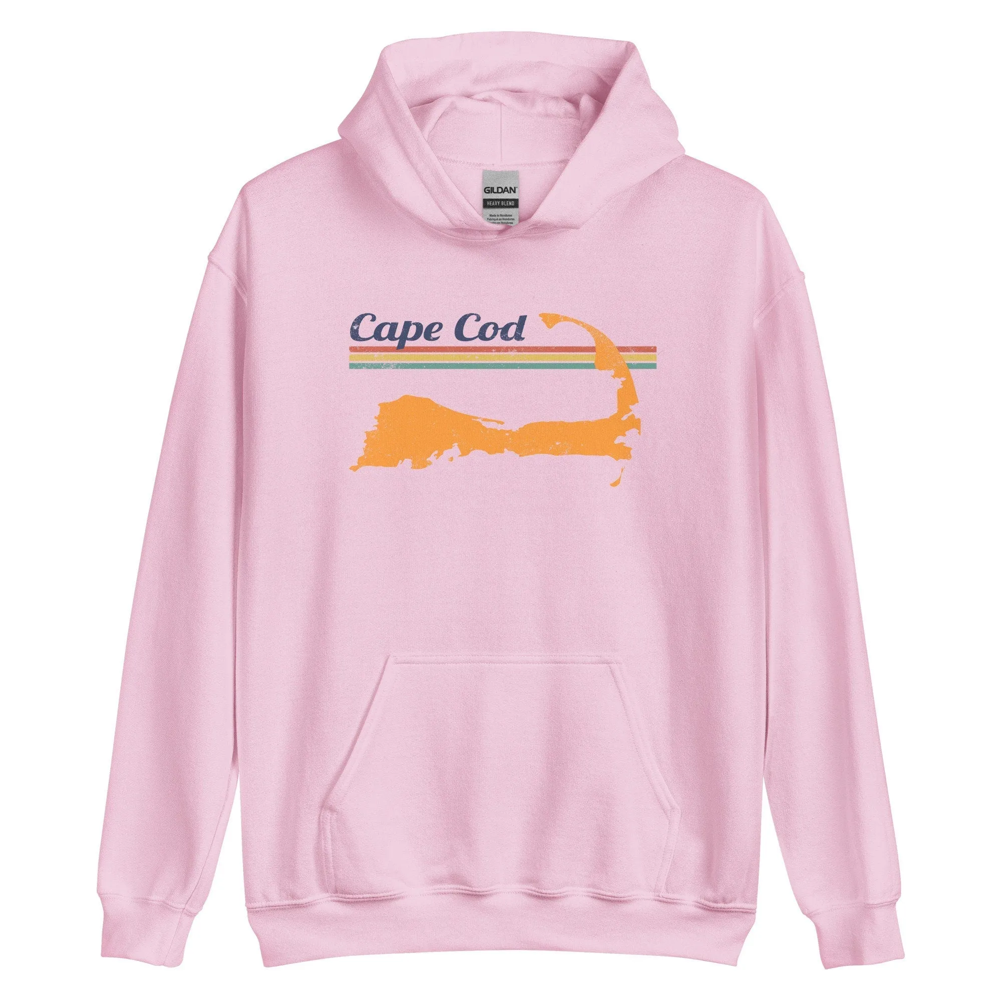 Cape Cod Retro Hoodie - Massachusetts | Mens & Womens Summer Sweatshirt