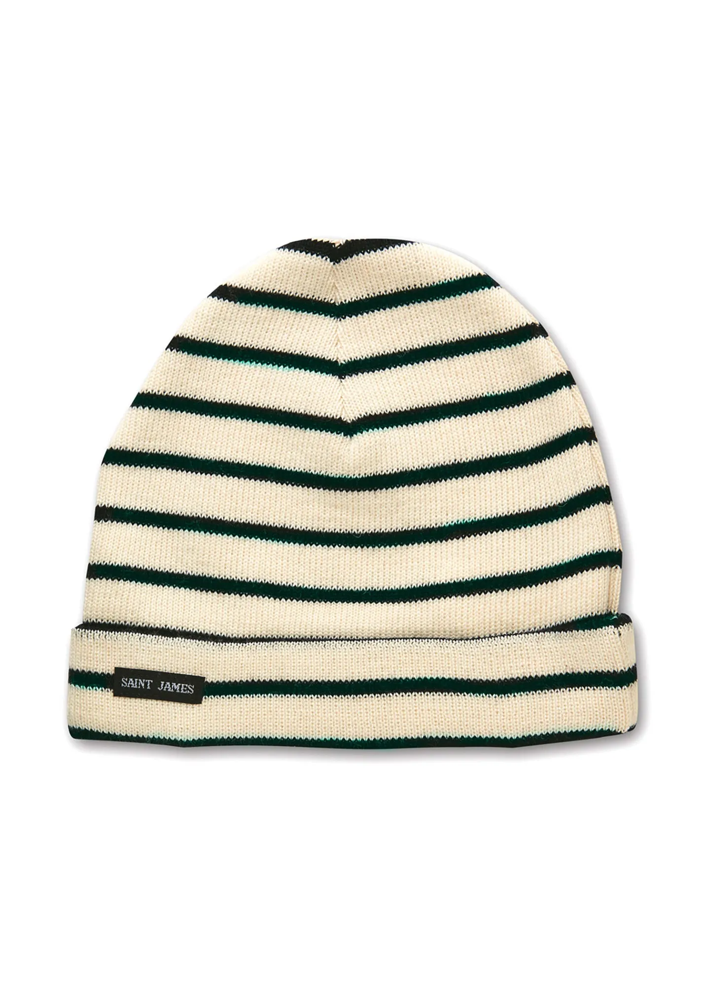 CARTIER - Nautical Striped Wool Blend Beanie (IVORY / NAVY)