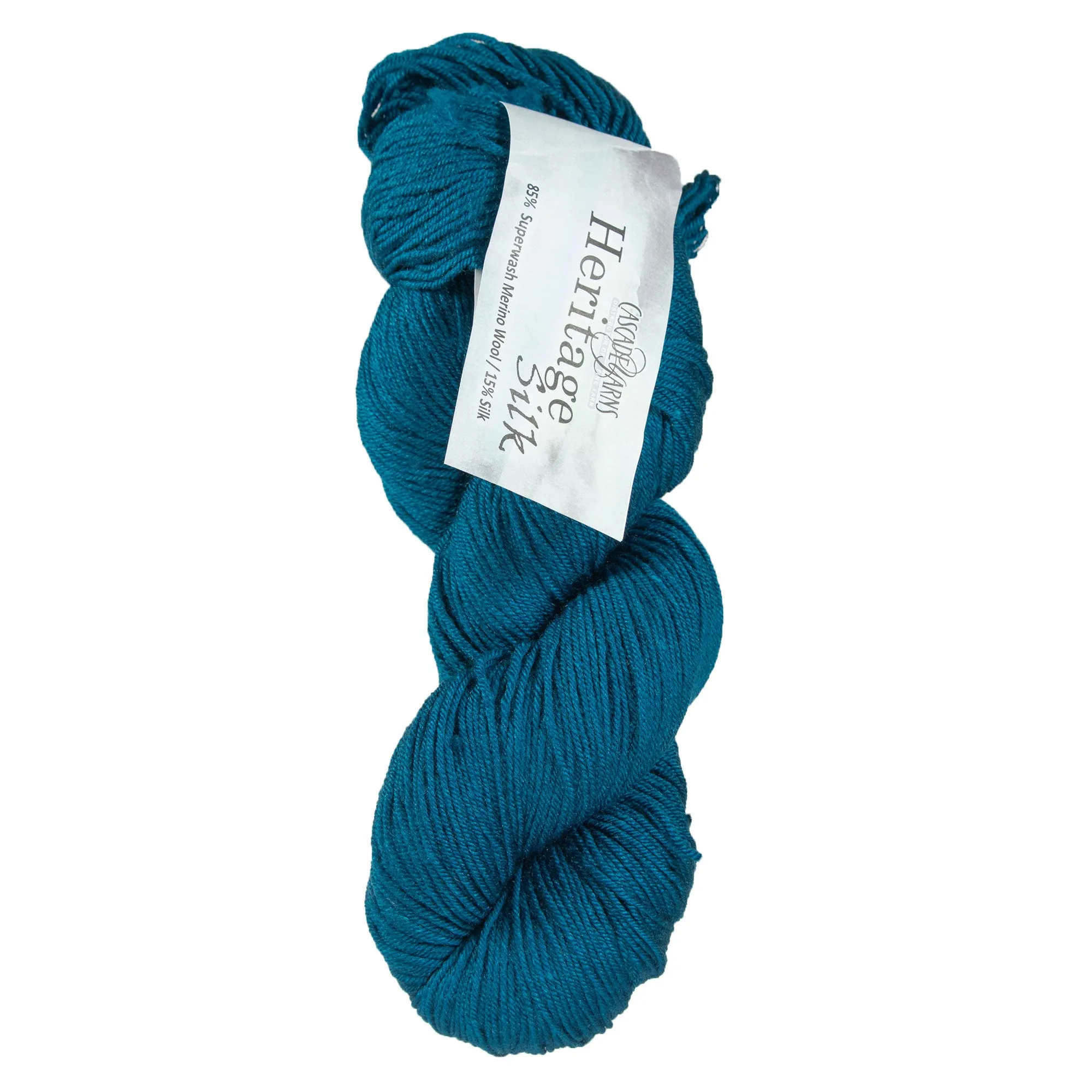 Cascade Yarns Heritage Silk Yarn - 5637 Cerulean