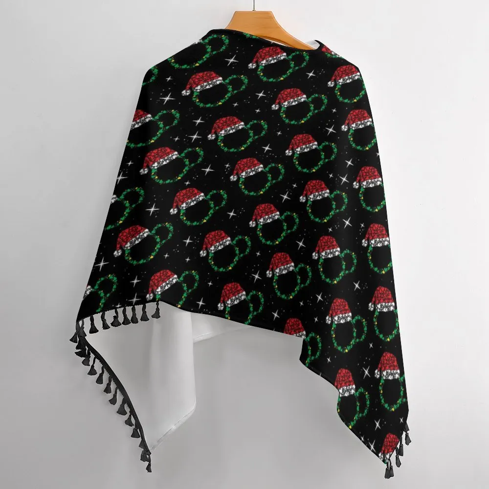 Christmas Tassel Cape