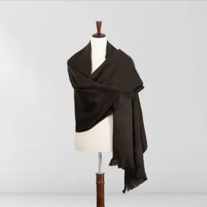 Cocoa - Dark Brown Shawl