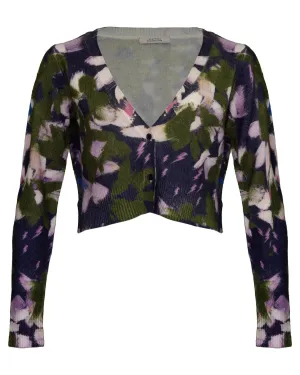 Dorothee Schumacher Floral Softness Cropped Cardigan