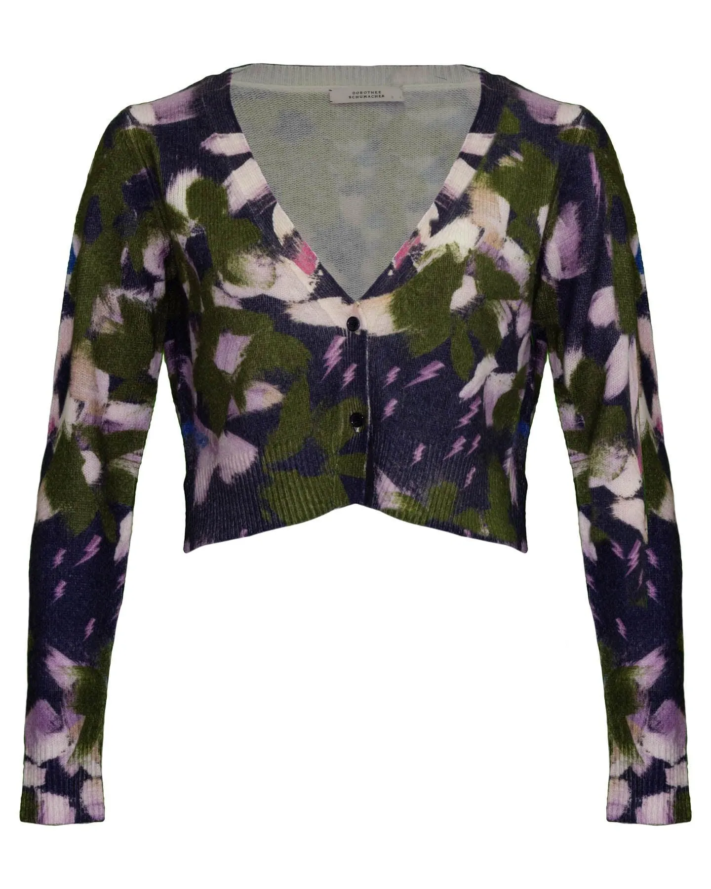 Dorothee Schumacher Floral Softness Cropped Cardigan