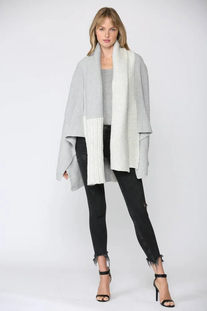 Fate Open Shawl Chunky Cardigan