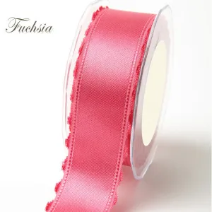 Fringed Edge Satin Ribbon