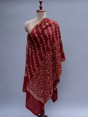 Handmade Sozni Embroidered Bridal Cashmere Wrap