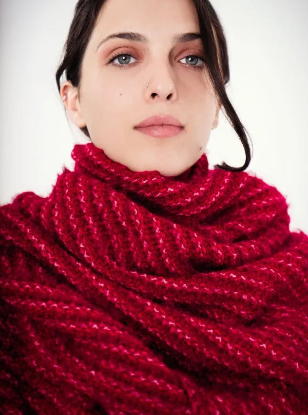 Handwoven Wrap, Red Multi