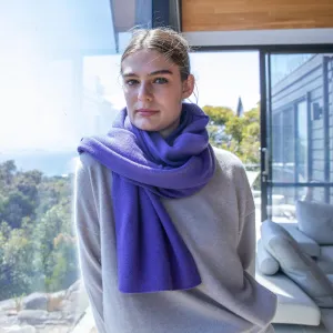 Harpers Emporium Cashmere Travel Wrap in Iris