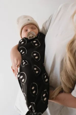 Infant Swaddle |  FF Smile Charcoal