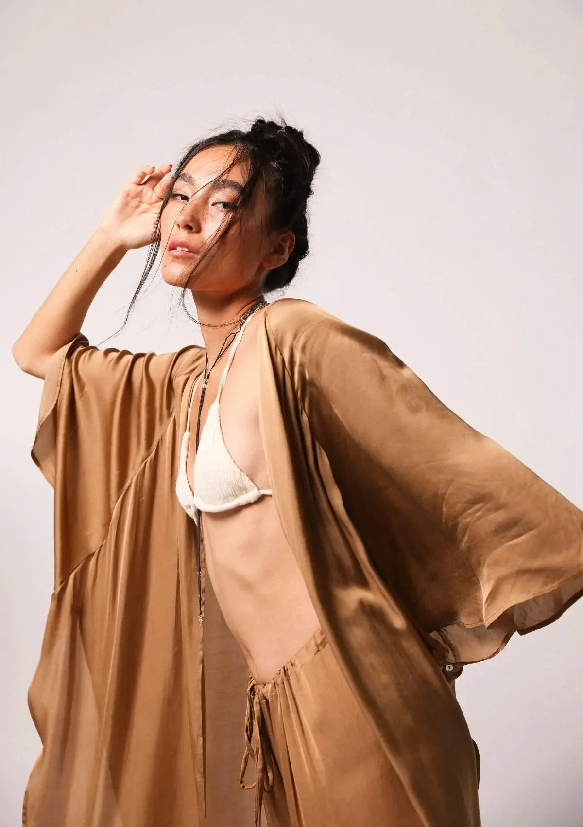 KARLA CAPE - GOLDEN BROWN