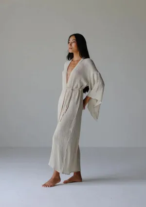 KORA KIMONO DRESS - NATURAL