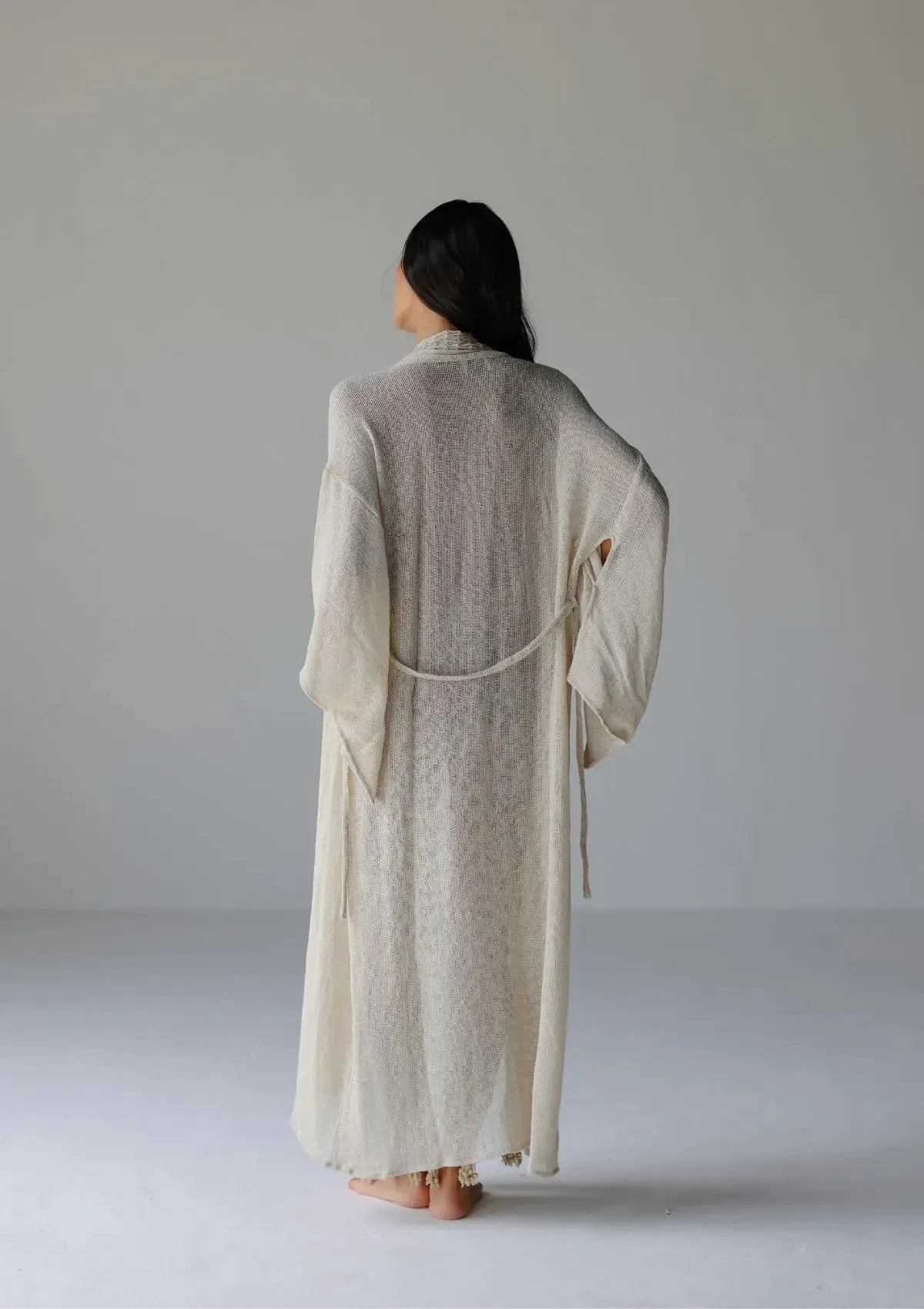 KORA KIMONO DRESS - NATURAL