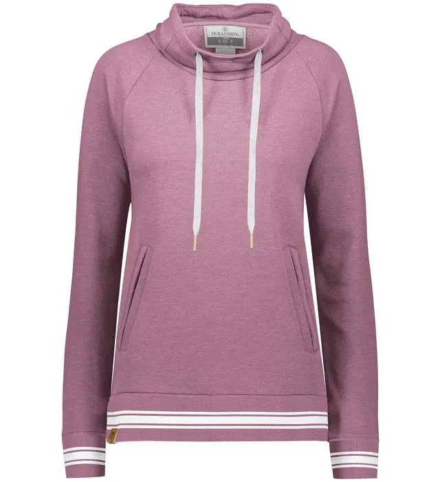 LADIES IVY LEAGUE FUNNEL NECK PULLOVER-TGT