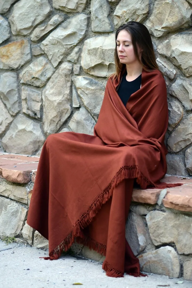 Meditation Shawl | Meditation Blanket or Prayer Shawl for Men & Women (Simplicity)