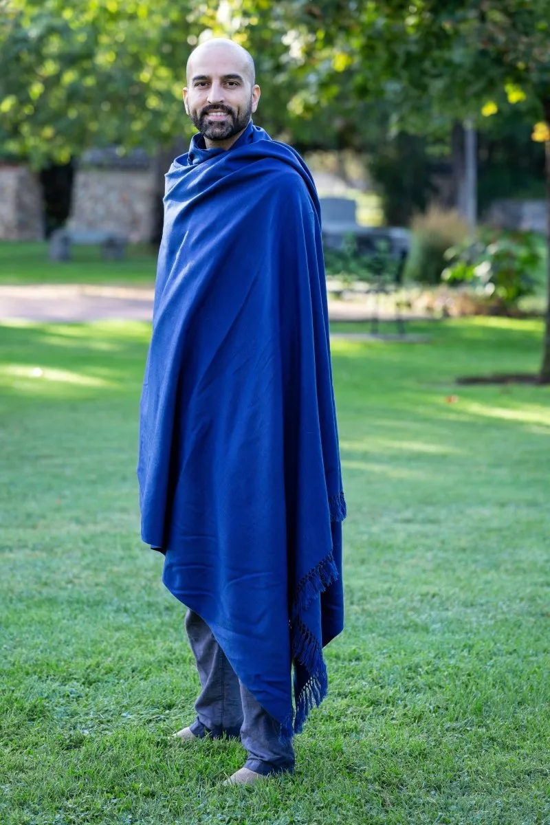 Meditation Shawl | Meditation Blanket or Prayer Shawl for Men & Women (Simplicity)