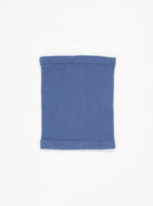 Merino Boucle Neck Warmer Blue