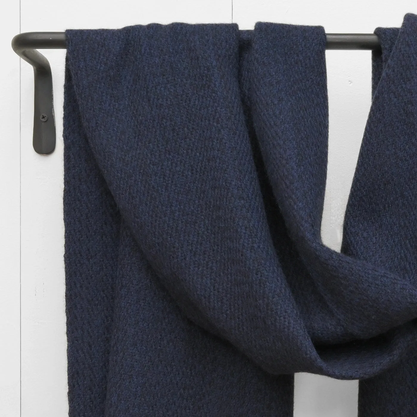 Midnight Blue Handwoven Cashmere Wrap