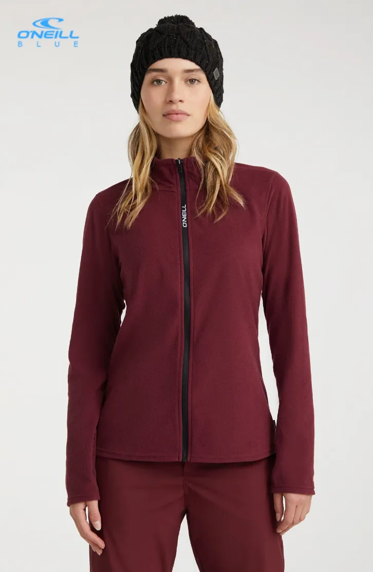 Oneill Womens Jacks Full Zip Fleece Windsor Wine