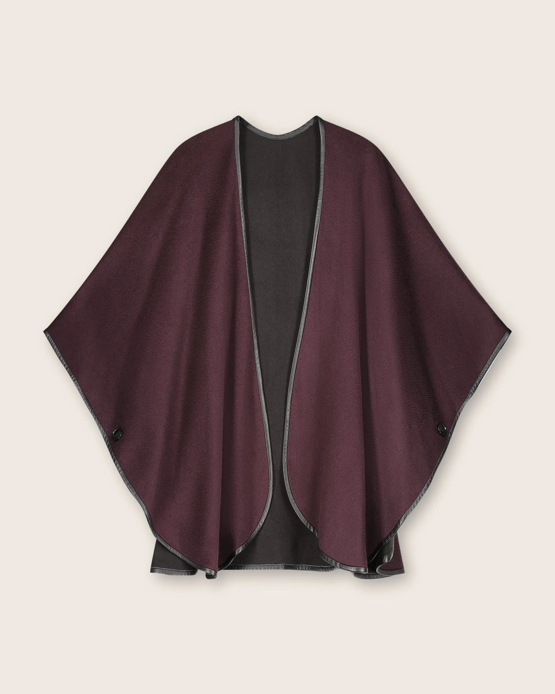 Roma Pure Cashmere Reversible Cape