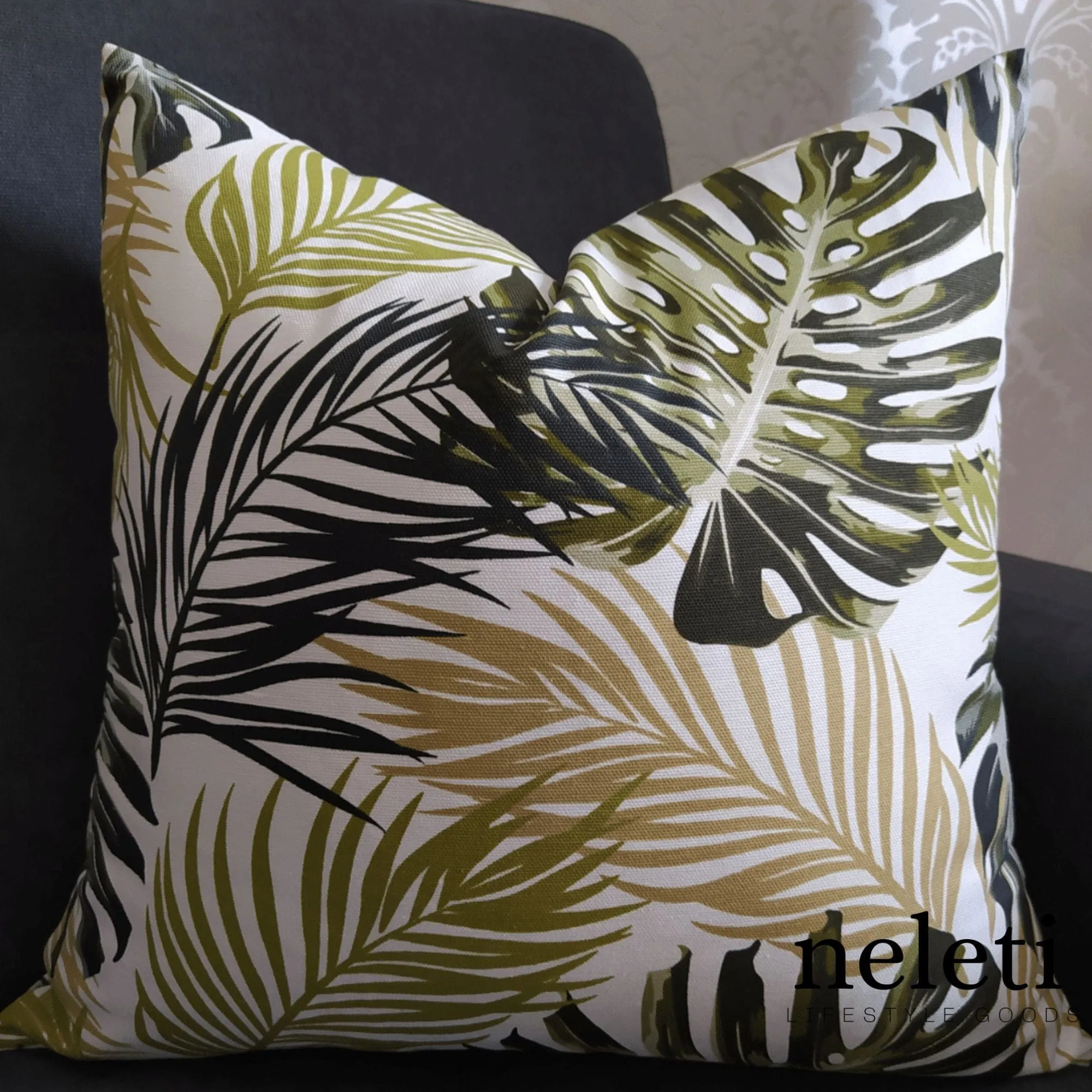 Tropical Elegance: Handmade Luxury Pillow Covers