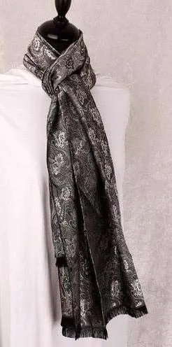 Winter Scarf Silk Scarves Shawl Evening Wrap for Women Paisley Warm FREE POSTAGE