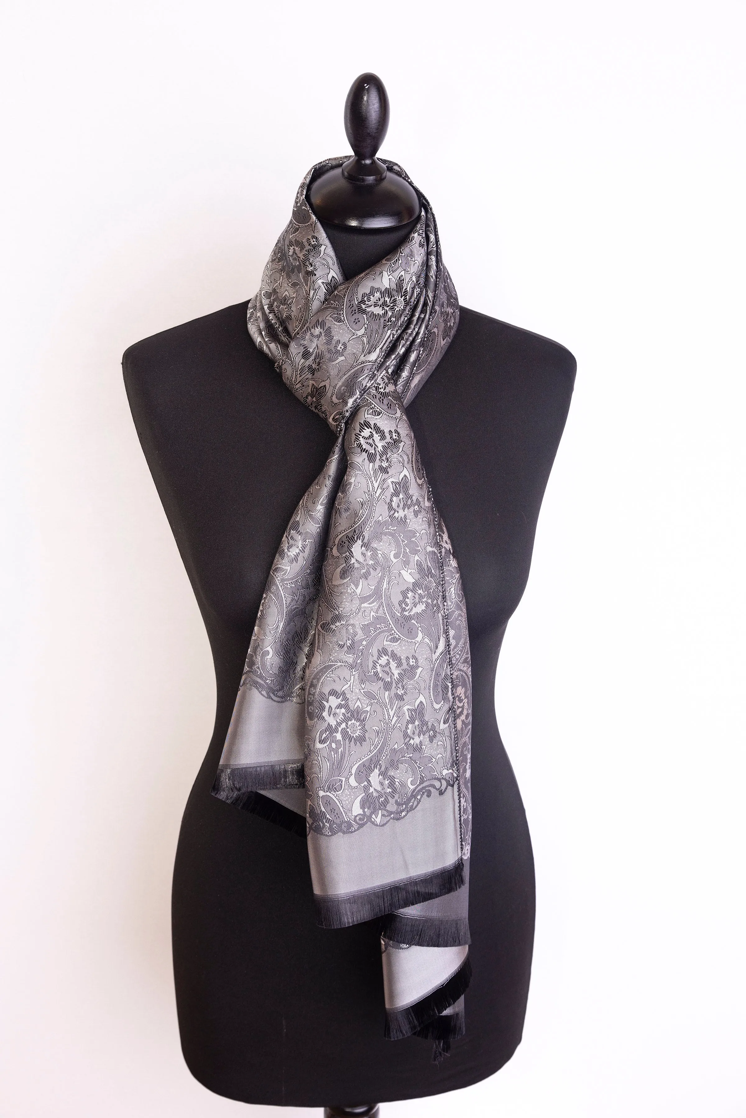 Winter Scarf Silk Scarves Shawl Evening Wrap for Women Paisley Warm FREE POSTAGE